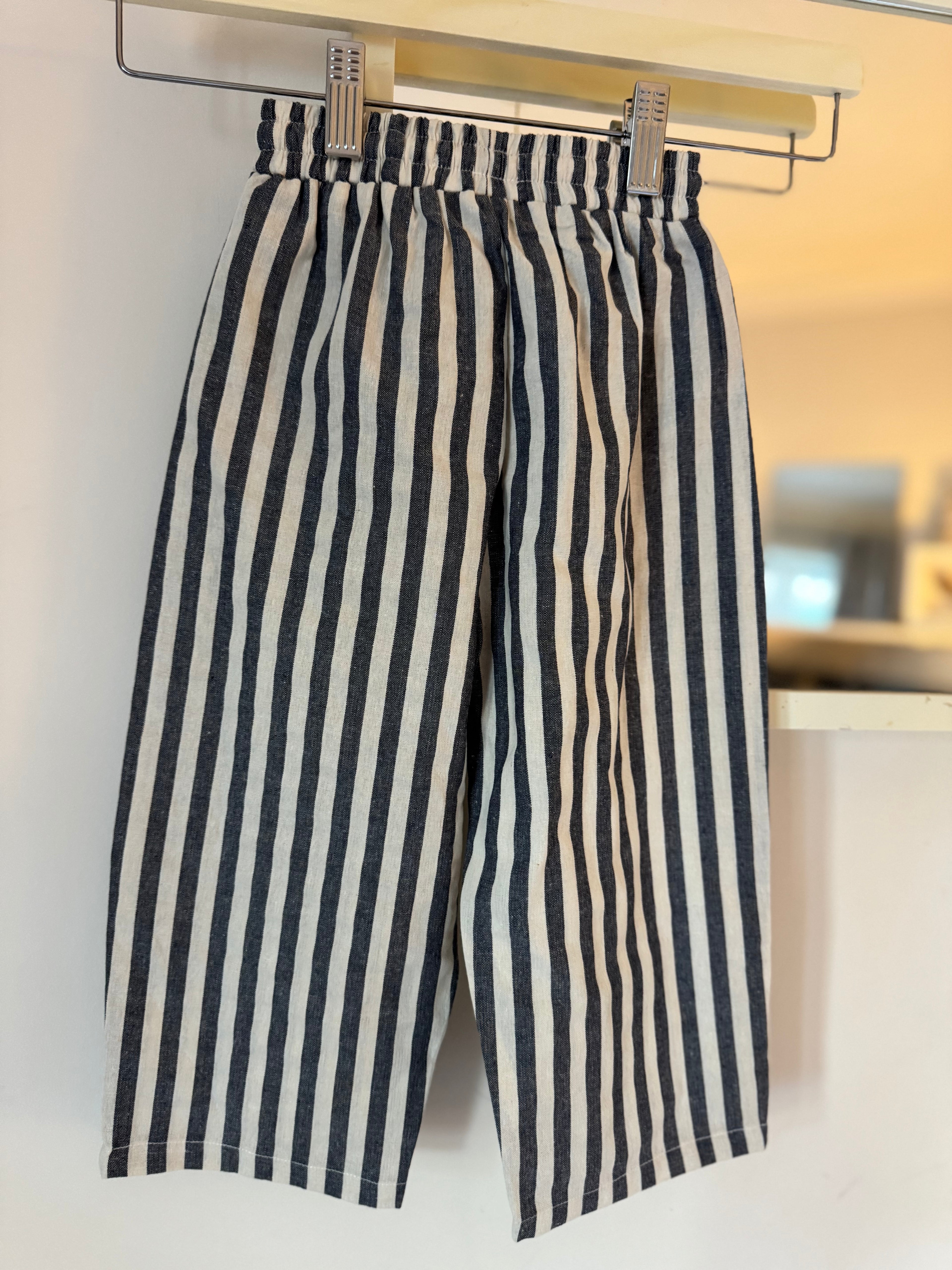 Mini Wide Leg Trousers - Charcoal