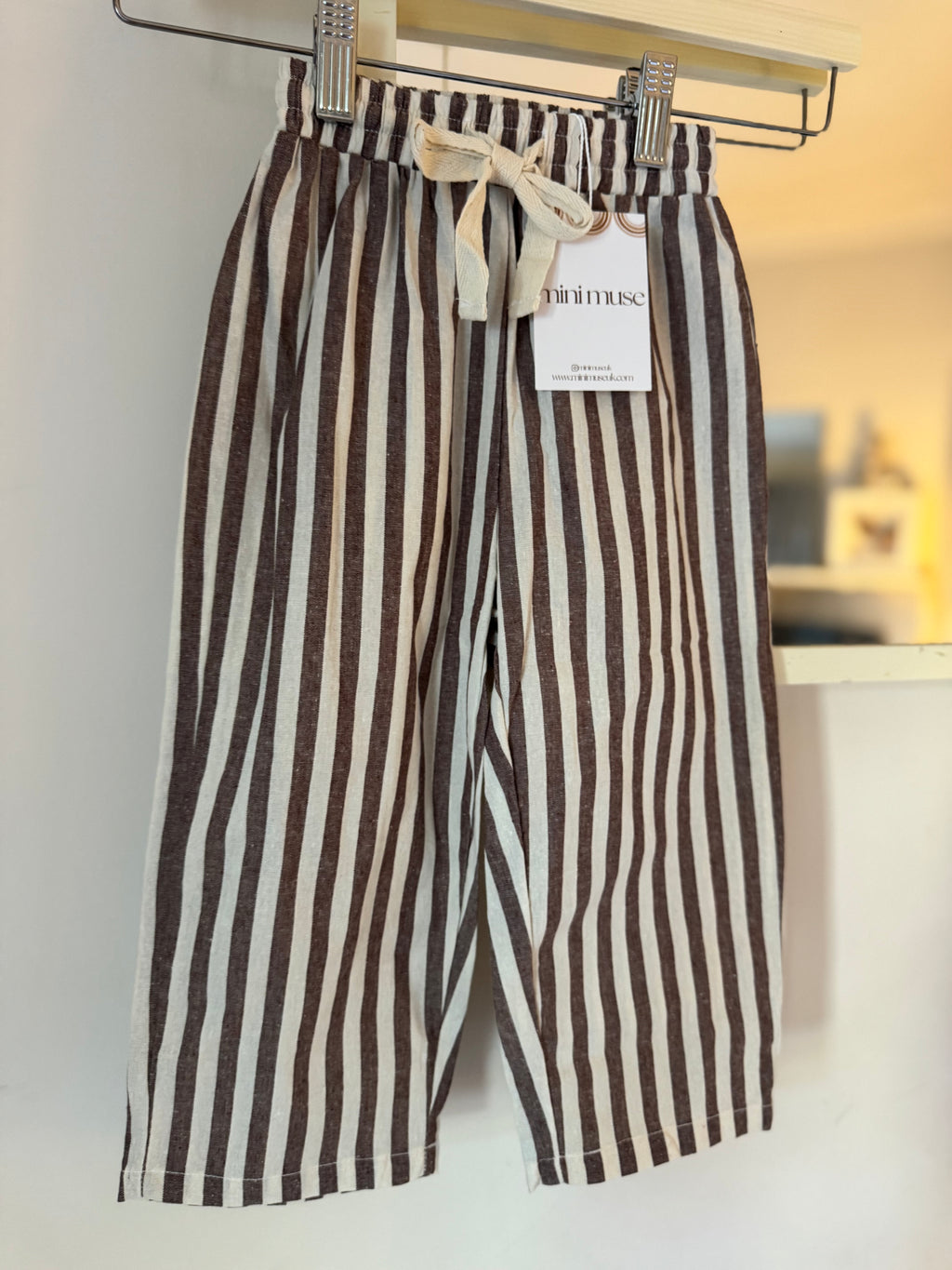 Mini Wide Leg Trousers - Cocoa